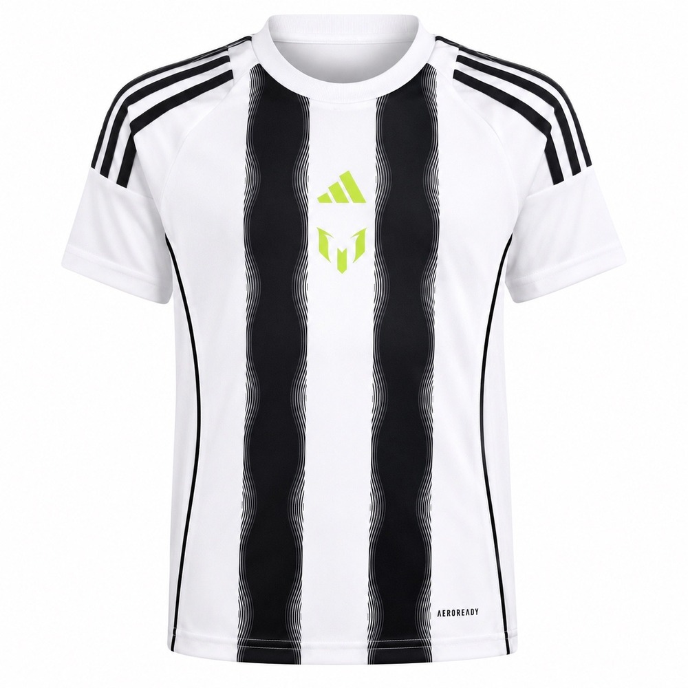 Adidas Messi NWT‎ Jersey Stripe boys Youth Large blokecore streetwear soccer